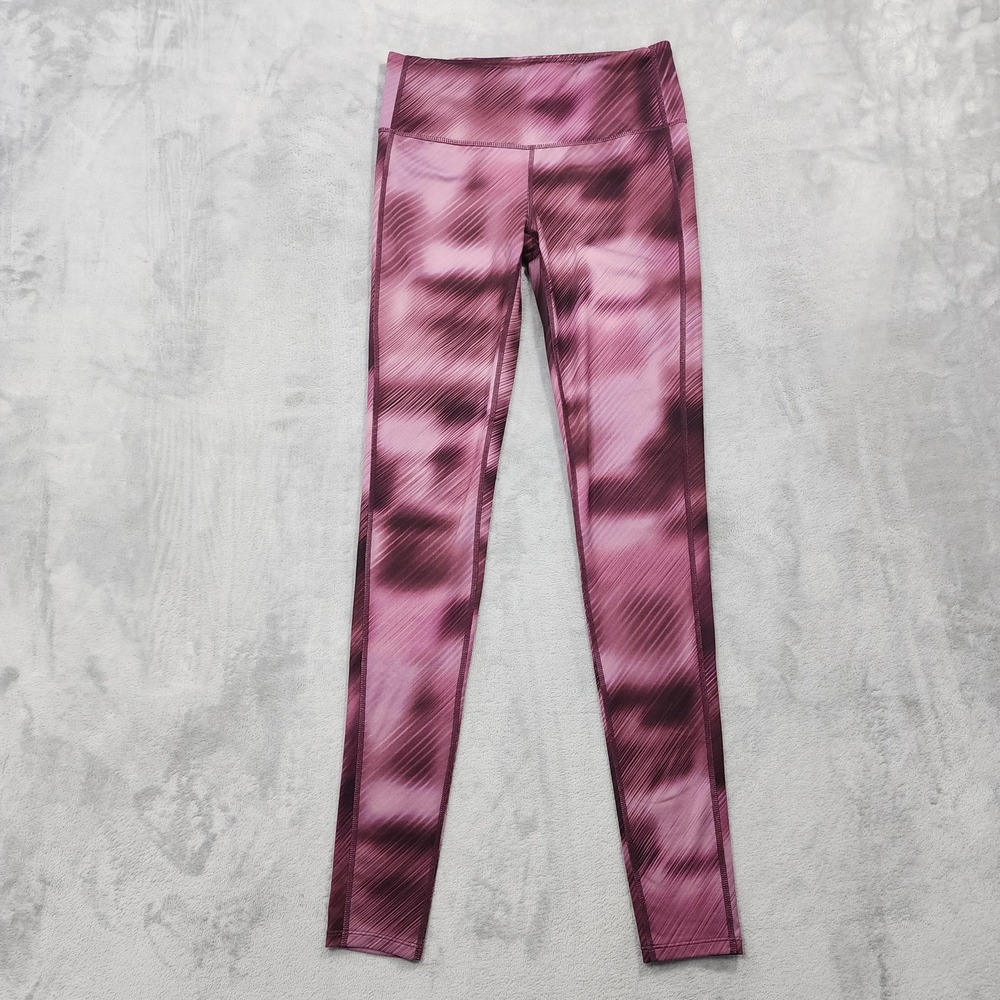 Athleta Leggings Womens ST TALL Pink Burgundy Alpine Chaturanga High Rise Yoga